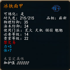 冰鐵面甲 冰鐵面甲