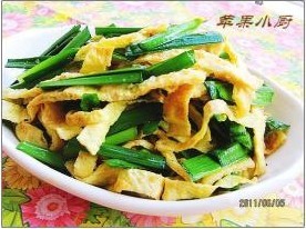 韭菜拌雞蛋 韭菜拌雞蛋