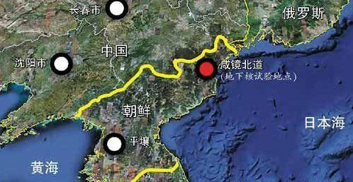 朝鮮鹹鏡北道位置圖