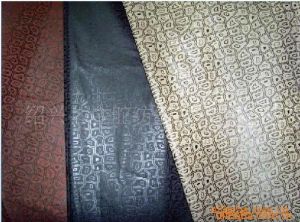 梭織壓花麂皮絨
