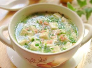 翡翠豆腐湯 翡翠豆腐湯