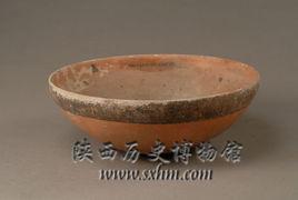 新石器時代紅陶刻符缽 新石器時代紅陶刻符缽