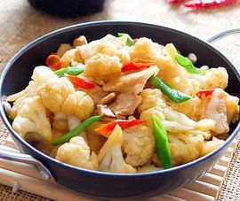 乾鍋菜花 乾鍋菜花