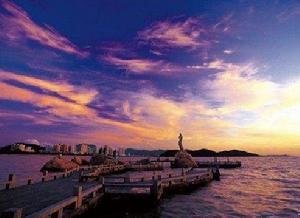 珠海漁女雕像（遠景）