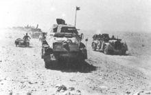 德軍裝甲車行進當中