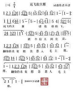 遠飛的大雁 遠飛的大雁