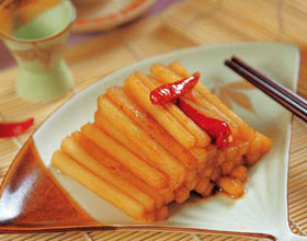 五香花色蘿蔔絲