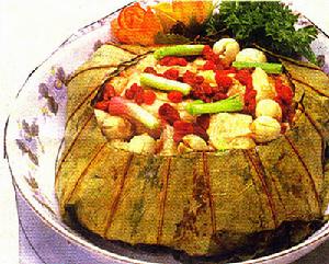 杞蓮荷葉包雞 杞蓮荷葉包雞