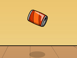 快樂小子射罐頭