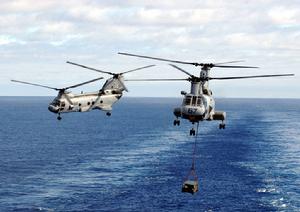 （圖）CH-46“海騎士”直升機