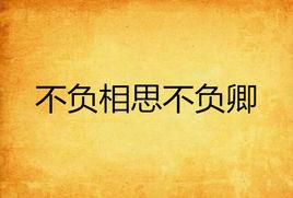 不負相思不負卿 不負相思不負卿