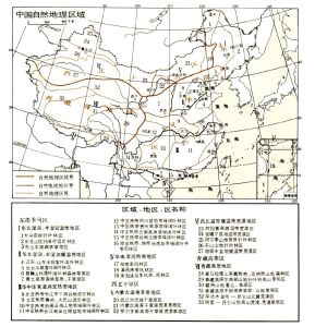 中國自然地理區域