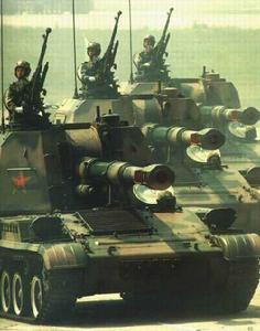 在1999年國慶五十周年閱兵式上，由第24集團軍組成了89式122mm自行榴彈炮方隊（第8方隊）、89式120mm自行滑膛炮方隊（第9方隊）、83式152mm自行加榴炮方隊（第10方隊），向世人展示了“戰爭之神”的風采。