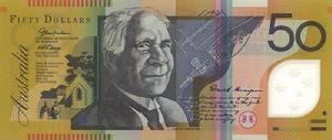 澳元澳大利亞元2002年版50面值