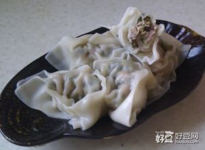 通菜肉餡餛飩 通菜肉餡餛飩