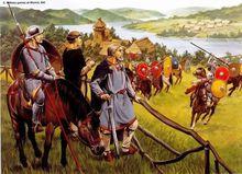 加洛林王朝的統治者們非常依賴重騎兵力量