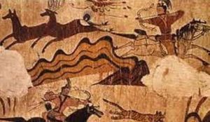 酒泉石廟子灘魏晉墓壁畫 酒泉石廟子灘魏晉墓壁畫