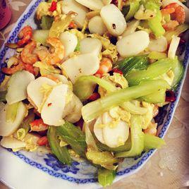 蝦仁炒年糕 蝦仁炒年糕