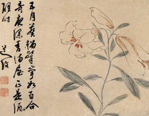 明 陳淳《花卉圖》