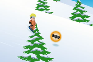鳴人滑雪遊戲畫面