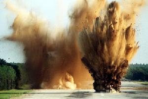 炸藥爆炸的效果