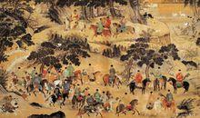 明代商喜繪《明宣宗行樂圖》