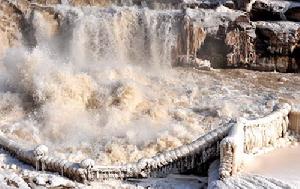 壺口瀑布冰凌景觀